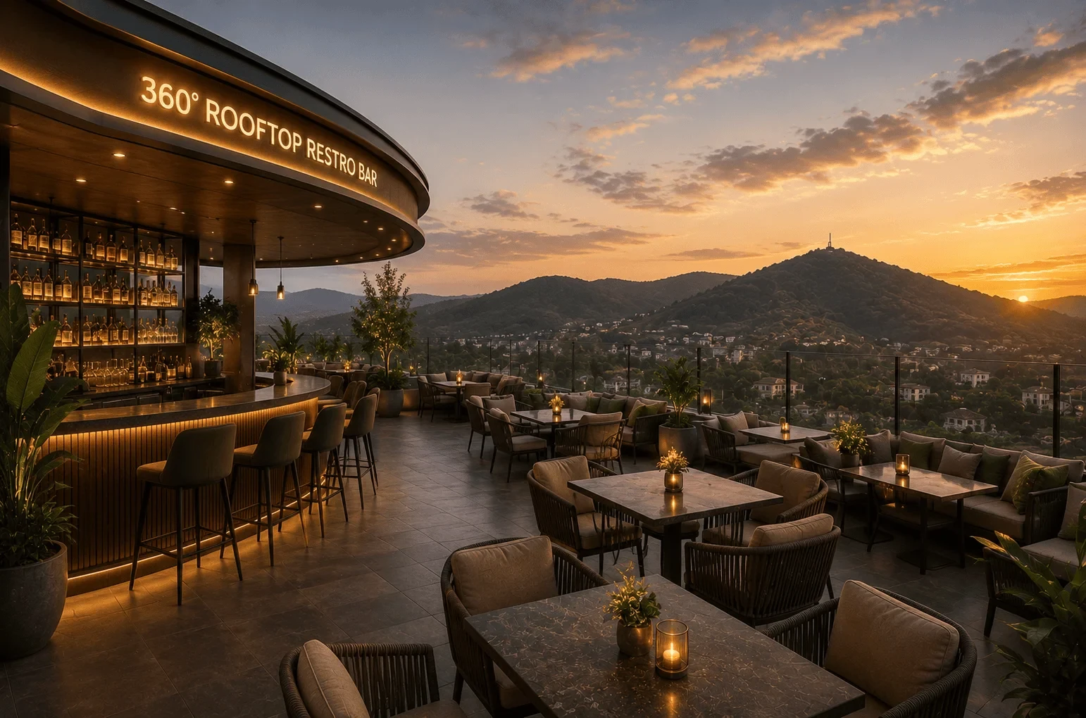 360° rooftop resto bar